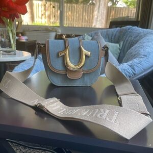 True Religion Denim bag in light blue